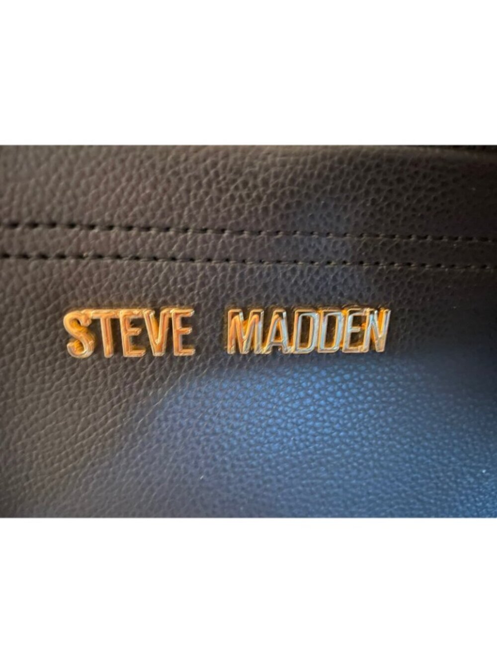 Steve Madden Satchel Crossbody Bwellie Handbag With Floral Scarf Black - Picture 6 of 16